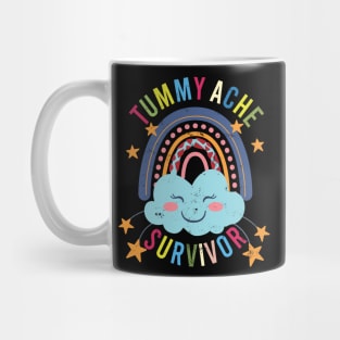 Tummy Ache Survivor Rainbows Stomach Aches Abdominal Pain Mug